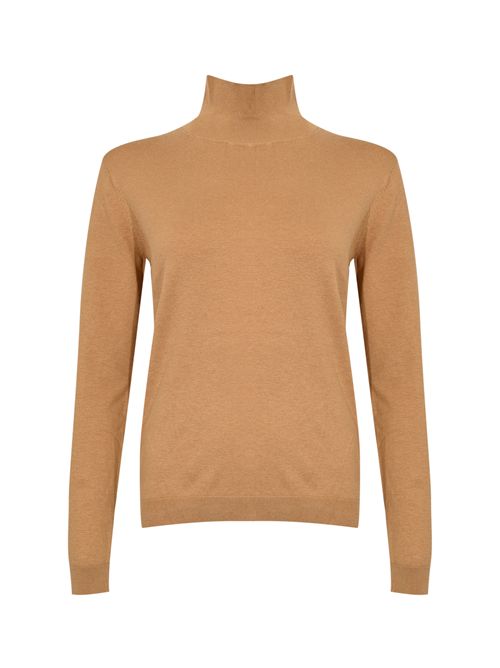 Dolcevita Kiku in filato di seta e lana Cammello WEEKEND MAX MARA | 2525366012600003